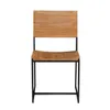 Silla De Comedor Madera-y-metal Natural-beige York en Beige - Sillas, Uruguay | Divino, vista 3 de 3
