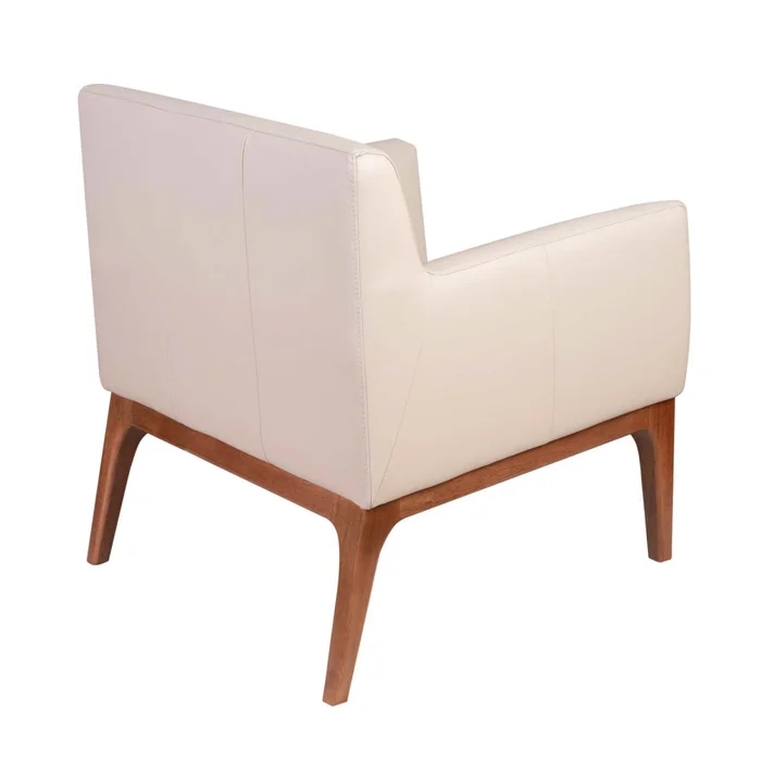 Butaca Cuero-y-madera Natural-beige Tucson Arena en Beige - Sillones y sofás, Uruguay | Divino, vista 5