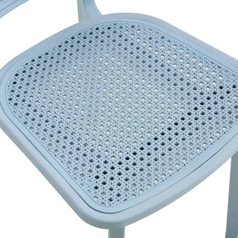 Silla Simil Rattan de polipropileno - Celeste en Azul - Sillas, Uruguay | Ecowood, vista 5