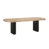 MESA COMEDOR BAKERS ROBLE 240X100 NAT/NEG en Multicolor - Mesas de comedor, Uruguay | Masinfinito Casa, vista 1 de 3