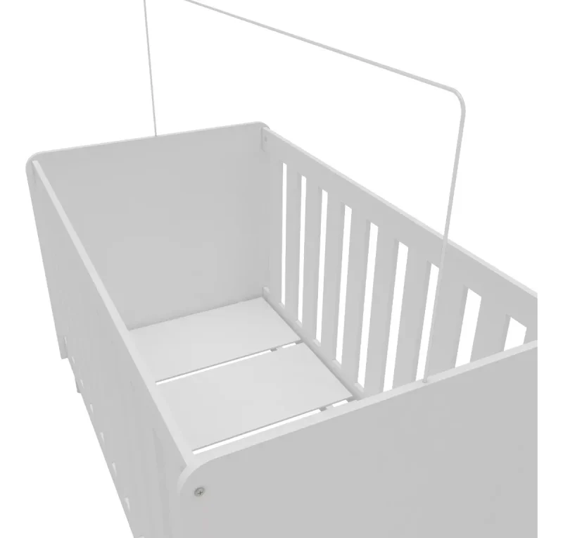 Cuna Transformable en Blanco, Uruguay | RM Muebles y Deco, vista 4