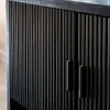 RACK STUDIO TOTAL BLACK - 1.62 MTS - 3 PUERTAS en Negro - Muebles para TV, Uruguay | La Iberica, vista 5 de 9