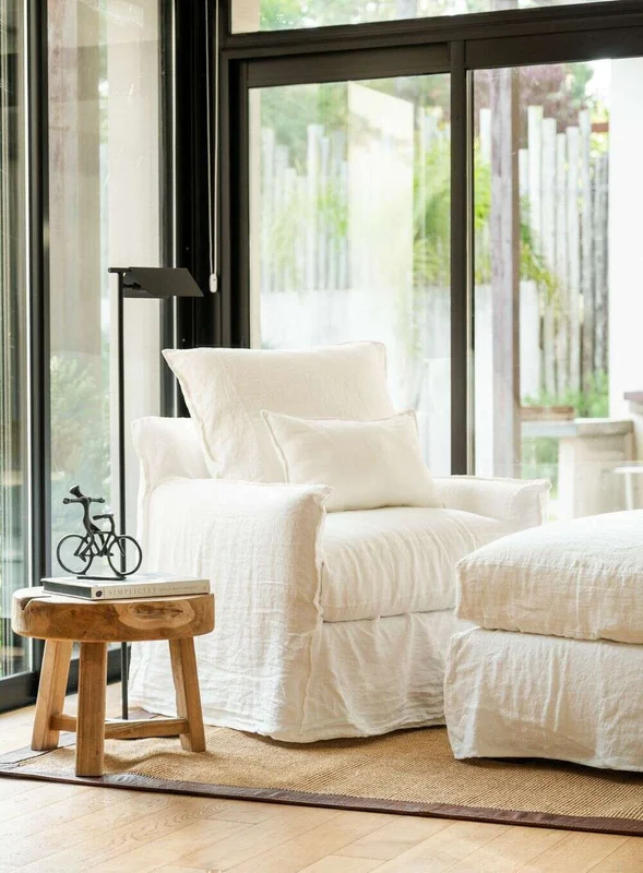 SILLON ALMA LINO BLANCO - 1 CUERPO en Blanco - Sillones y sofás, Uruguay | La Iberica, vista 11