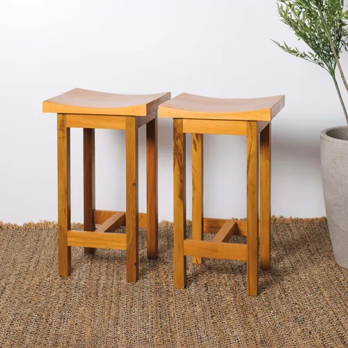 BANQUETA BOWL en Madera natural - Butacas, banquetas y puffs, Uruguay | Fundamento Muebles