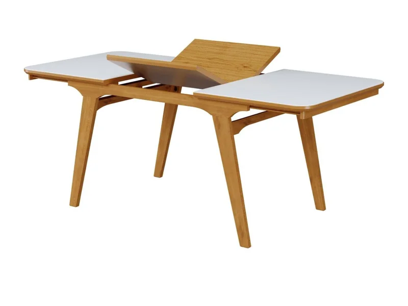 Mesa Extensible LARGA 1.37m Vidrio Off White en Multicolor, Uruguay | Finkel, vista 3