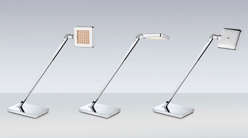 Mini Kelvin Led Cromo en Plateado - Lámparas de mesa, Uruguay | Darko Lighting, vista 3