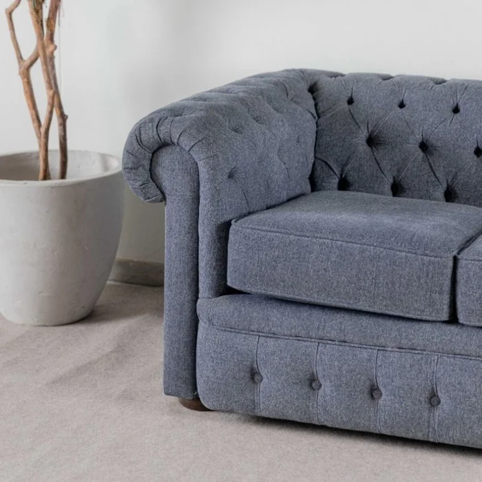 Sofá Chesterfield en Azul - Sillones y sofás, Uruguay | Fábrica Italiana, vista 5