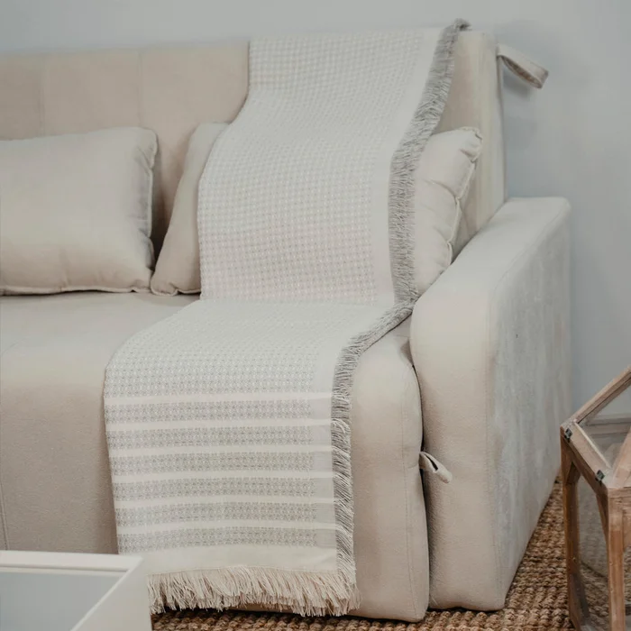 Sofá Cama Atis New con Baúl - Beige en Beige - Sillones y sofás, Uruguay | Ecowood, vista 4