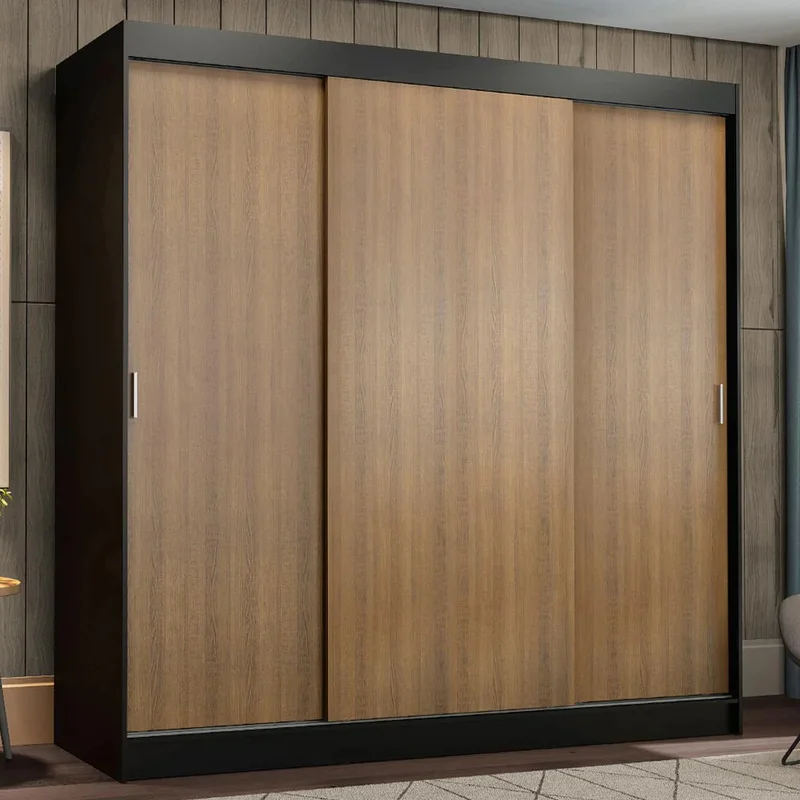 Ropero Placard Matrimonial Reno 180CM Pareja 3 Puertas Corredizas en Multicolor - Roperos y placares, Uruguay | Balton, vista 11