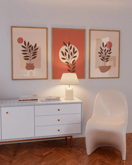 Boho Tríptico N.02 en Multicolor - Láminas, Uruguay | La Cuadrería
