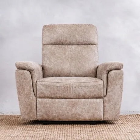 Sillón Reclinable Thomas 1 Cuerpo en Beige - Sillones y sofás, Uruguay | Aihaus