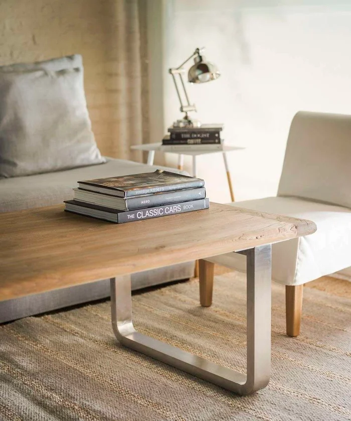 SILLA SOHO - FUNDA JEAN NATURAL LAVABLE en Blanco - Butacas, banquetas y puffs, Uruguay | La Iberica, vista 2