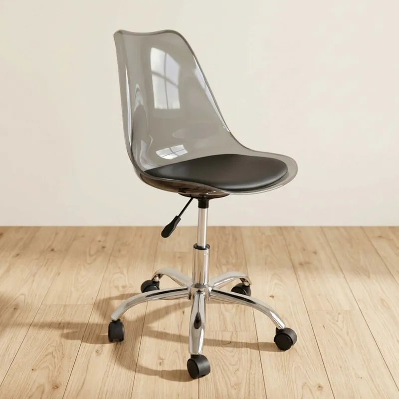 Silla De Oficina Polipropileno Negro Hyl-053 en Blanco - Sillas de escritorio, Uruguay | Divino
