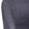 Silla De Oficina Tela-y-metal Gris Round en Gris - Escritorios y sillas de escritorio, Uruguay | Divino, vista 4 de 6