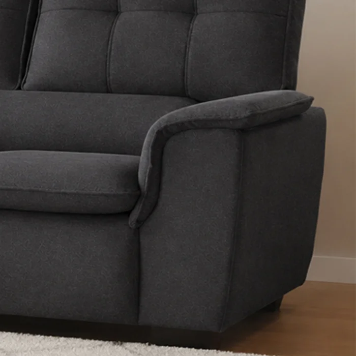 Sillon Sofa Living 3 Cuerpos Tapizado En Tela Alta Calidad en Gris - Muebles, Uruguay | Soy Hogar, vista 2