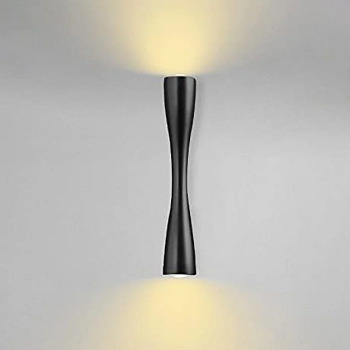 Luminaria Aplique de pared exterior interior Grande Negro - Iluminación, Uruguay | Decotech, vista 3