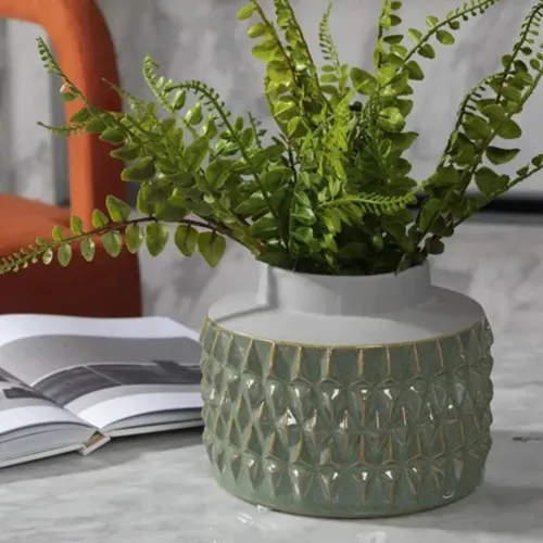 JARRON SATIN Gris Small - Decoración, Uruguay | Viasono