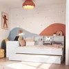 Cama con escritorio y estante con marinera - Dormitorio, Uruguay | RM Muebles y Deco, vista 2 de 7