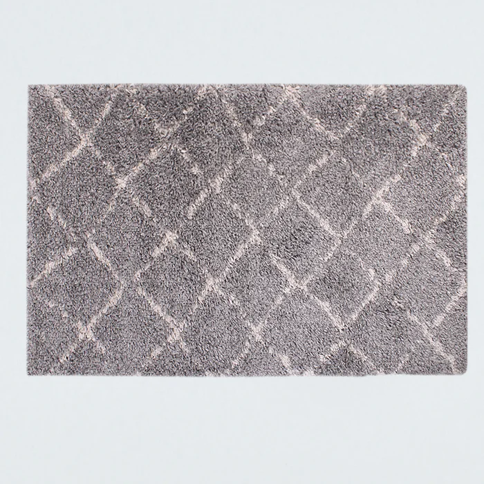 Alfombra Shaggy Magnolia Jacquard 100×150 en Gris - Alfombras, Uruguay | Tiendas Montevideo, vista 2