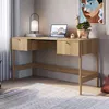 Escritorio Oslo Liso - Natural en Marrón - Escritorios y sillas de escritorio, Uruguay | NYR, vista 1 de 6