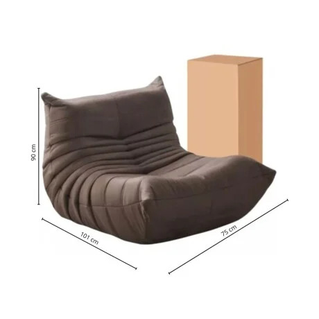 Sillon Lazy Sofa - Marron en Marrón - Sillones y sofás, Uruguay | La Cueva Muebles, vista 14