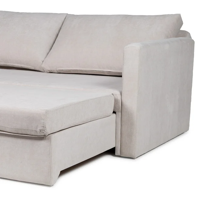 Sofá Cama Wey - Tela Microfibra - Kruger 02-152 (Beige) en Beige - Sillones y sofás, Uruguay | Nyr, vista 6