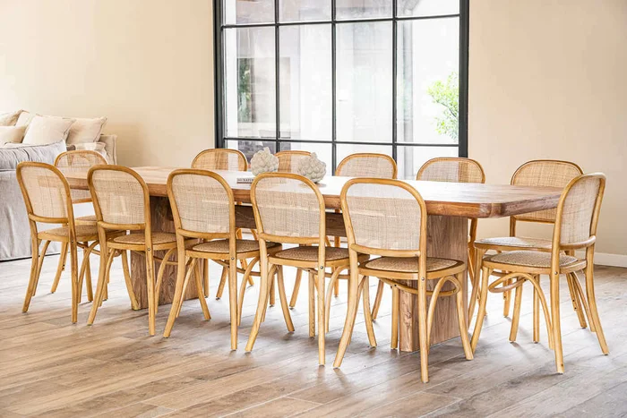 MESA COMEDOR ATHENA - 3.00 X 1.00 MTS en Madera natural - Mesas de comedor, Uruguay | La Iberica, vista 9