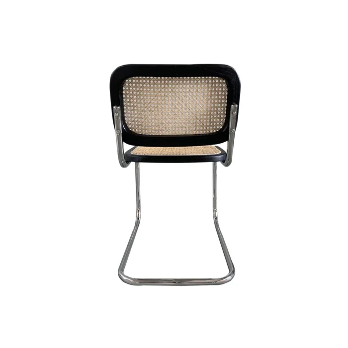 Silla Comedor Bauhaus Madera Natural/Negro Y Rattan en Negro - Butacas, banquetas y puffs, Uruguay | Berna Home, vista 6