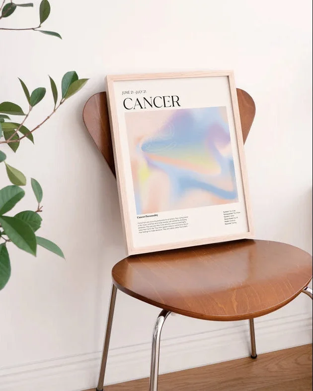 Signo Cancer en Multicolor - Láminas, Uruguay | La Cuadrería, vista 2