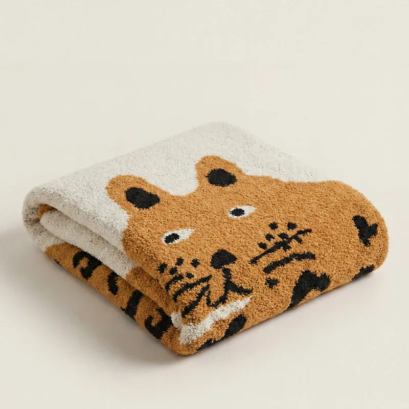 Manta Cartoon Leopardo en Multicolor - Textiles, Uruguay | Cabana