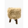 BANCO 28x34CM SHAGGY BEIGE en Beige - Butacas, banquetas y puffs, Uruguay | Decohogar, vista 1 de 2