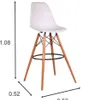 Butaca Eames Silla Alta Moderna Negra - Butacas, banquetas y puffs, Uruguay | Muebles Express, vista 2 de 2