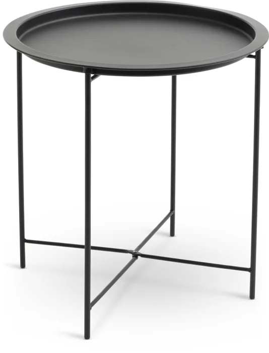 Mesa auxiliar RANDERUP Ø47 negro en Negro - Mesas de arrimo, Uruguay | JYSK