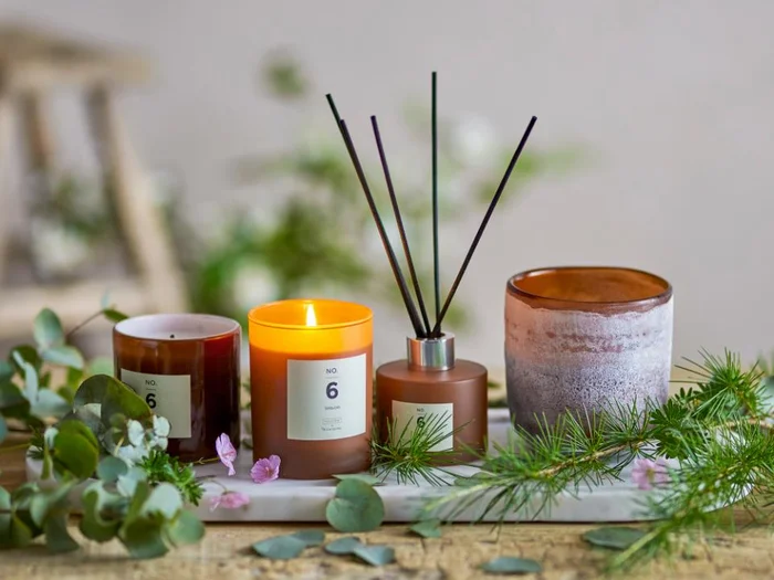 Vela No.6 Sequoia en Marrón - Velas y Portavelas, Uruguay | Martinika Deco