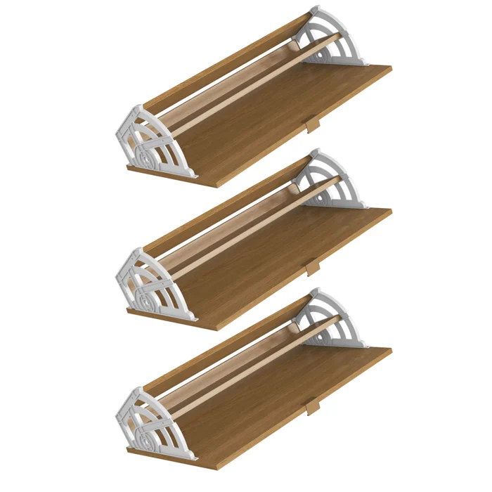 Zapatera Alba 9B – Roble en Madera natural - Aparadores y recibidores, Uruguay | RM Muebles y Deco, vista 5