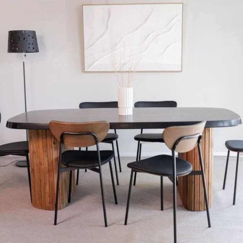 Mesa de Comedor Oslo / Madera Reciclada - Mesas de comedor, Uruguay | Fábrica Italiana, vista 3