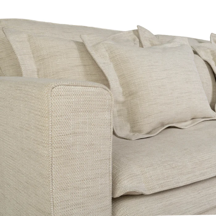 Sofá 3 Cuerpos Tela-premium Natural-beige Lazy Beige en Beige - Sillones y sofás, Uruguay | Divino, vista 4