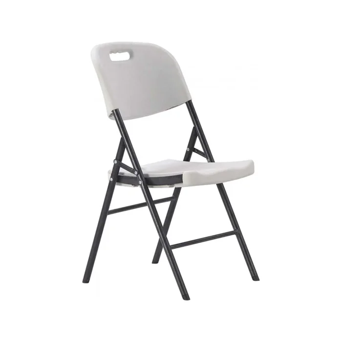 Silla Plegable Polietileno-y-metal Blanco Ava en Blanco - Muebles para el exterior, Uruguay | Divino, vista 2