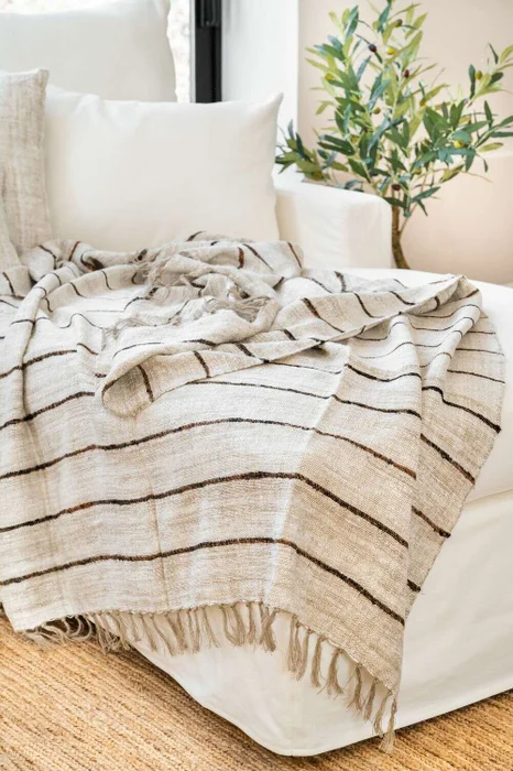 THROW 100% ALGODON - TAMARINDO - Textiles, Uruguay | La Iberica