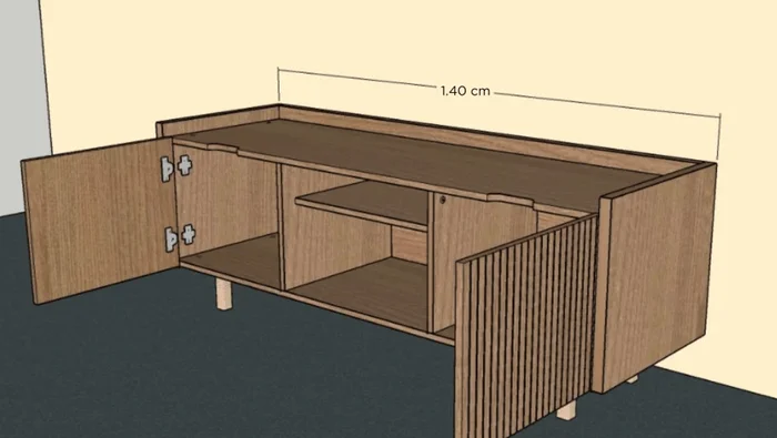 RACK DINAMARCA - Muebles para TV, Uruguay | Forum Design, vista 2