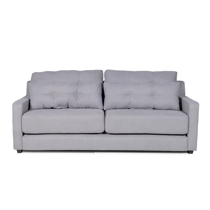 Sofá Cama Nizza - Tela Microfibra - 12074 (Ceniza) en Gris - Sillones y sofás, Uruguay | Nyr, vista 4