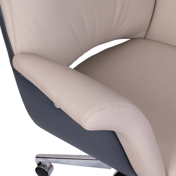 Silla De Oficina Gerencial Malla Crown en Beige - Sillas de escritorio, Uruguay | Divino, vista 7
