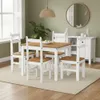 Juego de Comedor 4 Sillas - Línea Monterrey - Blanco en Blanco - Sillas, Uruguay | Ecowood, vista 1 de 6