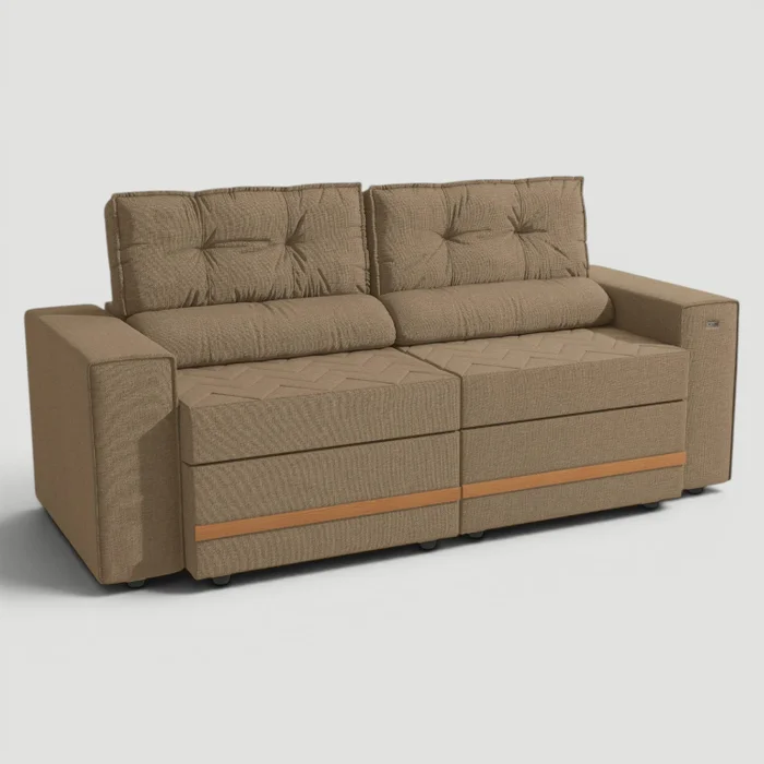 Sofa Havana 206CM - Retractil/Reclinable en Beige - Sillones y sofás, Uruguay | Balton, vista 11