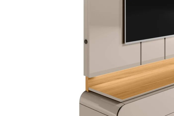 Panel para TV Zurique 200cm con Kit Led MDF/MDP en Beige - Muebles para TV, Uruguay | Balton, vista 9
