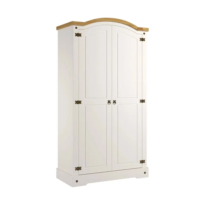 Placard Ropero 2 Puertas Mdf-y-madera Natural-beige Smile en Beige - Roperos y placares, Uruguay | Divino, vista 2