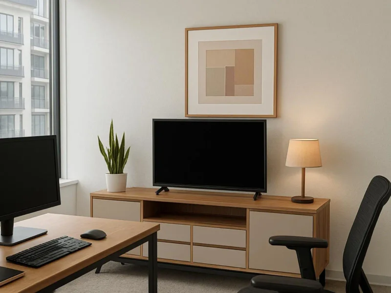 Armario Work en Madera natural - Muebles para TV, Uruguay | Arquetipo, vista 3