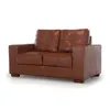Sofá Fargo - Cuero Básico - 2 cuerpos - 457 (Brandy) en Marrón - Sillones y sofás, Uruguay | NYR, vista 1 de 3