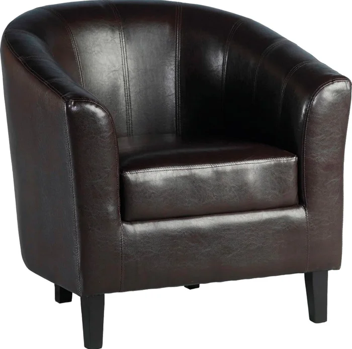 Butaca Sillon Sofa Poltrona Living Comedor Negro Bahia en Marrón - Butacas, banquetas y puffs, Uruguay | Soy Hogar, vista 2
