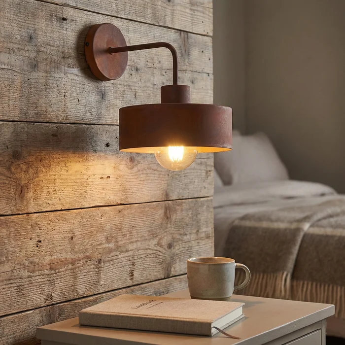 Aplique de Pared Rustik Industrial en Marrón - Iluminación, Uruguay | La Perla, vista 2